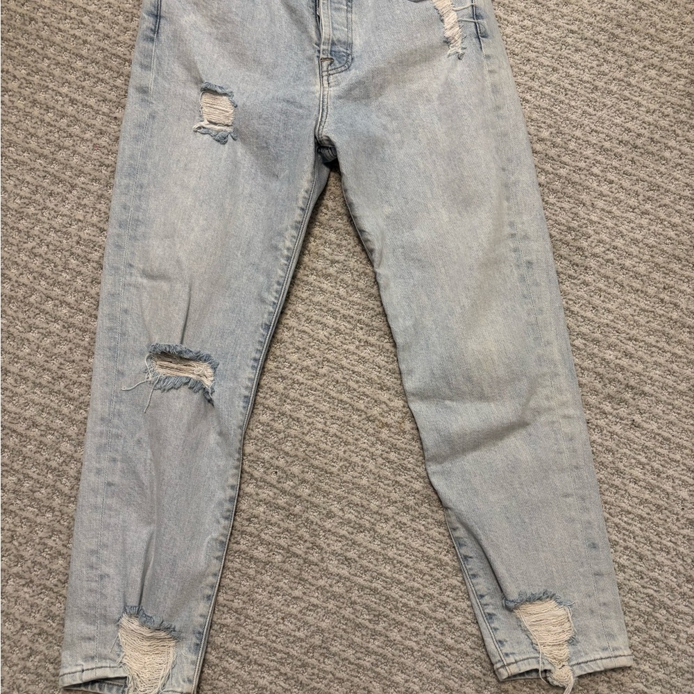 7 For All Mankind high rise ankle length size 28 jeans